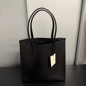 Ted Baker Black Icon LargeTote Bag NWT